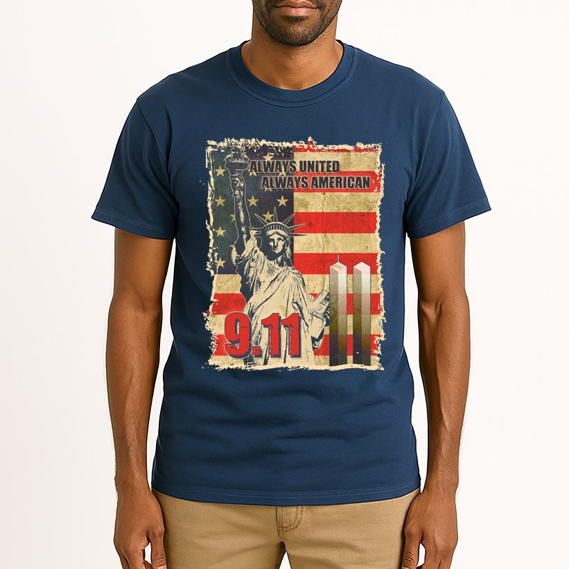 Always United Always American September 11 Memorial Tall T-Shirt
