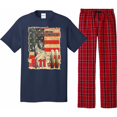 Always United Always American September 11 Memorial Pajama Set