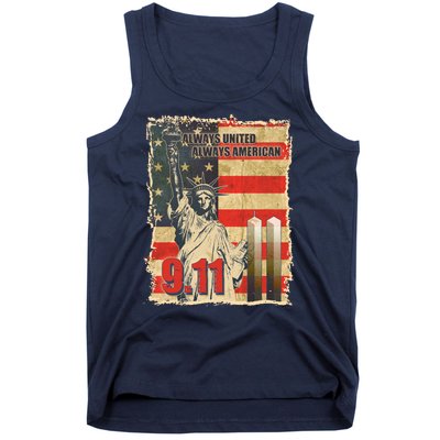 Always United Always American September 11 Memorial Tank Top