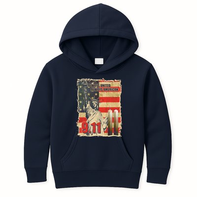 Always United Always American September 11 Memorial Kids Hoodie