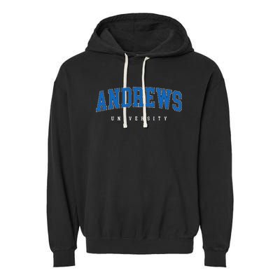 Andrews University Garment-Dyed Fleece Hoodie