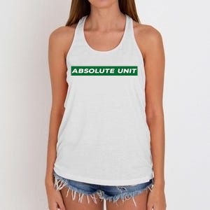 Absolute Unit Women's Knotted Racerback Tank