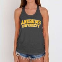 Andrews University Arch Women's Knotted Racerback Tank