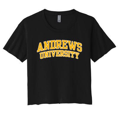 Andrews University Arch Women's Crop Top Tee