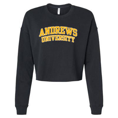 Andrews University Arch Cropped Pullover Crew