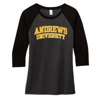 Andrews University Arch Women's Tri-Blend 3/4-Sleeve Raglan Shirt