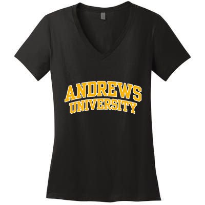 Andrews University Arch Women's V-Neck T-Shirt