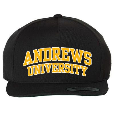 Andrews University Arch Wool Snapback Cap