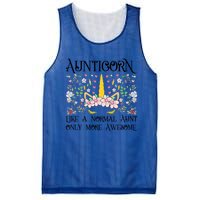 Aunt Unicorn Aunticorn Like A Normal Aunt Only More Awesome Great Gift Mesh Reversible Basketball Jersey Tank