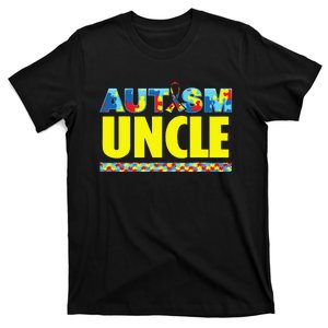 Autism Uncle Awareness Support T-Shirt