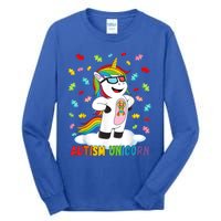 Autism Unicorn Autism Awareness Puzzle Gift Tall Long Sleeve T-Shirt