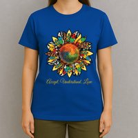 Accept Understand And Love Autism Awareness Sunflower T-Shirt