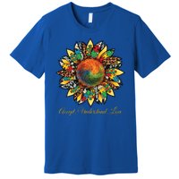 Accept Understand And Love Autism Awareness Sunflower Premium T-Shirt