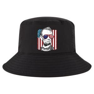 America Usa Abe Lincoln 4th Of July Cool Comfort Performance Bucket Hat