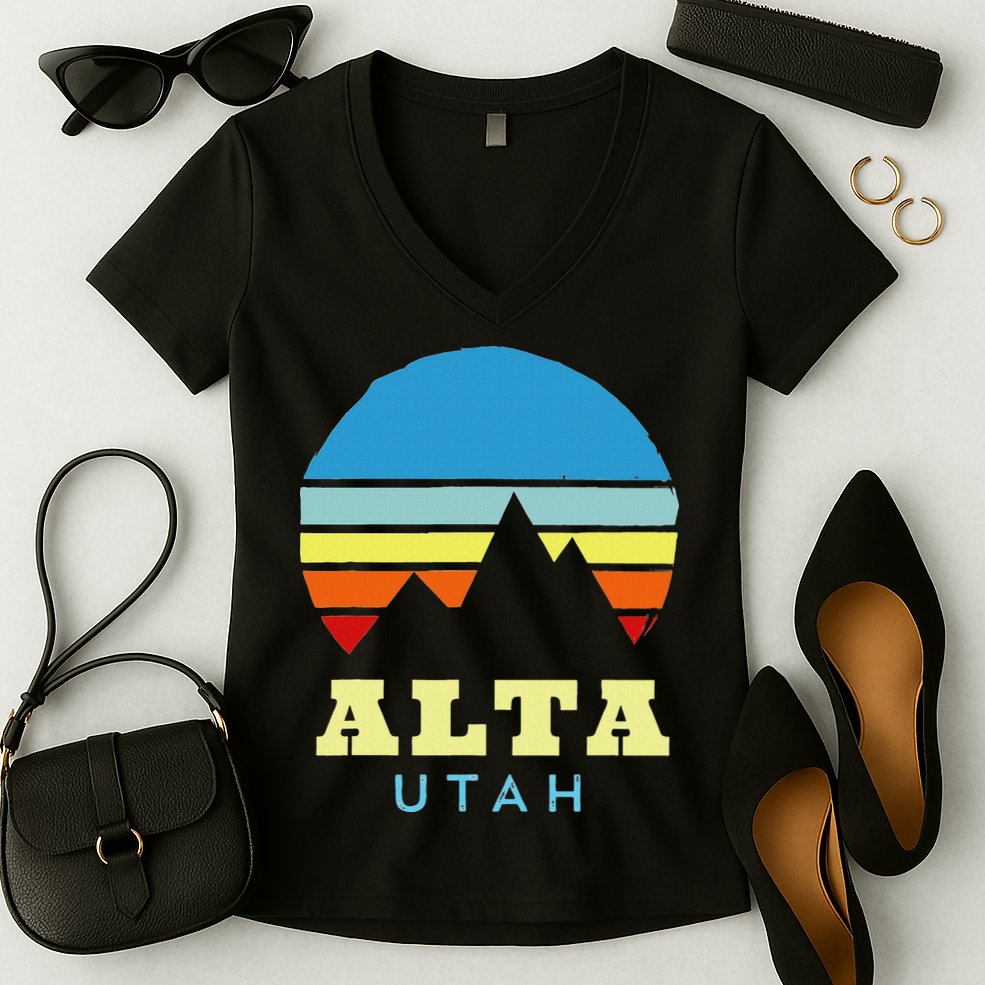 Alta Utah Women's V-Neck T-Shirt