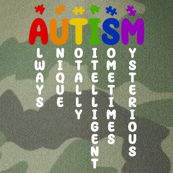 Always Unique Autism Definition Quote Legacy Tie Dye Trucker Hat