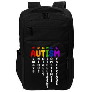 Always Unique Autism Definition Quote Impact Tech Backpack