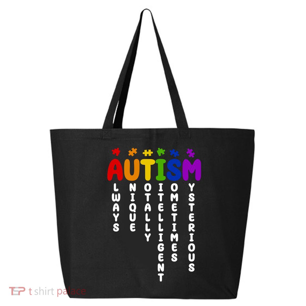 Always Unique Autism Definition Quote 25L Jumbo Tote