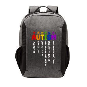 Always Unique Autism Definition Quote Vector Backpack