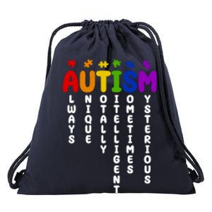 Always Unique Autism Definition Quote Drawstring Bag