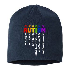 Always Unique Autism Definition Quote Sustainable Beanie