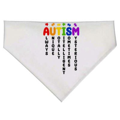 Always Unique Autism Definition Quote USA-Made Doggie Bandana