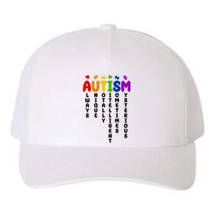 Always Unique Autism Definition Quote Yupoong Adult 5-Panel Trucker Hat