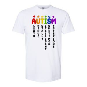 Always Unique Autism Definition Quote Softstyle CVC T-Shirt