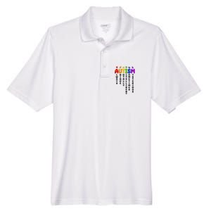 Always Unique Autism Definition Quote Men's Origin Performance Pique Polo