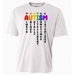 Always Unique Autism Definition Quote Cooling Performance Crew T-Shirt