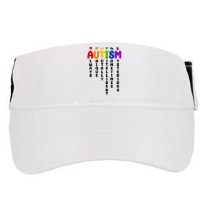 Always Unique Autism Definition Quote Adult Drive Performance Visor