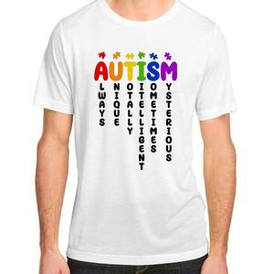 Always Unique Autism Definition Quote Adult ChromaSoft Performance T-Shirt