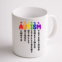 Always Unique Autism Definition Quote Mug