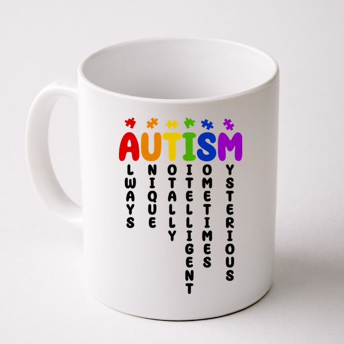 Always Unique Autism Definition Quote Mug
