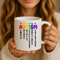 Always Unique Autism Definition Quote Mug