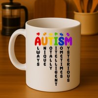 Always Unique Autism Definition Quote Mug