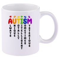 Always Unique Autism Definition Quote 11oz C Handle Ceramic Mug