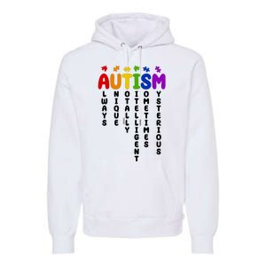 Always Unique Autism Definition Quote Premium Hoodie