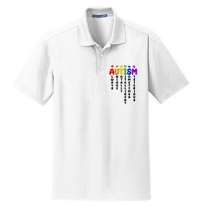 Always Unique Autism Definition Quote Dry Zone Grid Polo