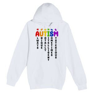 Always Unique Autism Definition Quote Premium Pullover Hoodie