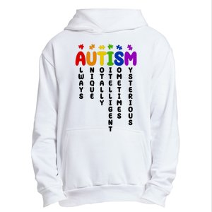 Always Unique Autism Definition Quote Urban Pullover Hoodie