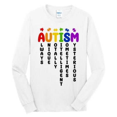 Always Unique Autism Definition Quote Tall Long Sleeve T-Shirt