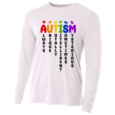 Always Unique Autism Definition Quote Cooling Performance Long Sleeve Crew