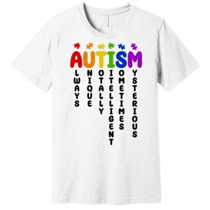 Always Unique Autism Definition Quote Premium T-Shirt