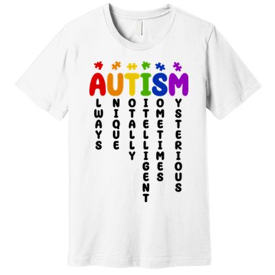 Always Unique Autism Definition Quote Premium T-Shirt