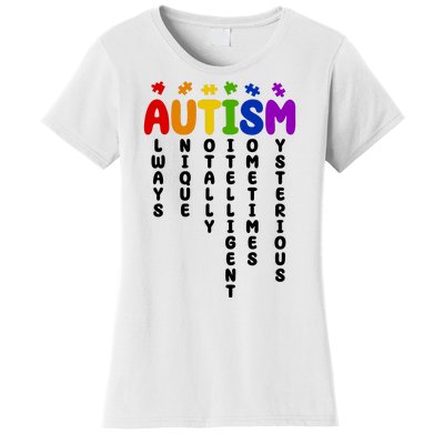 Always Unique Autism Definition Quote Women's T-Shirt