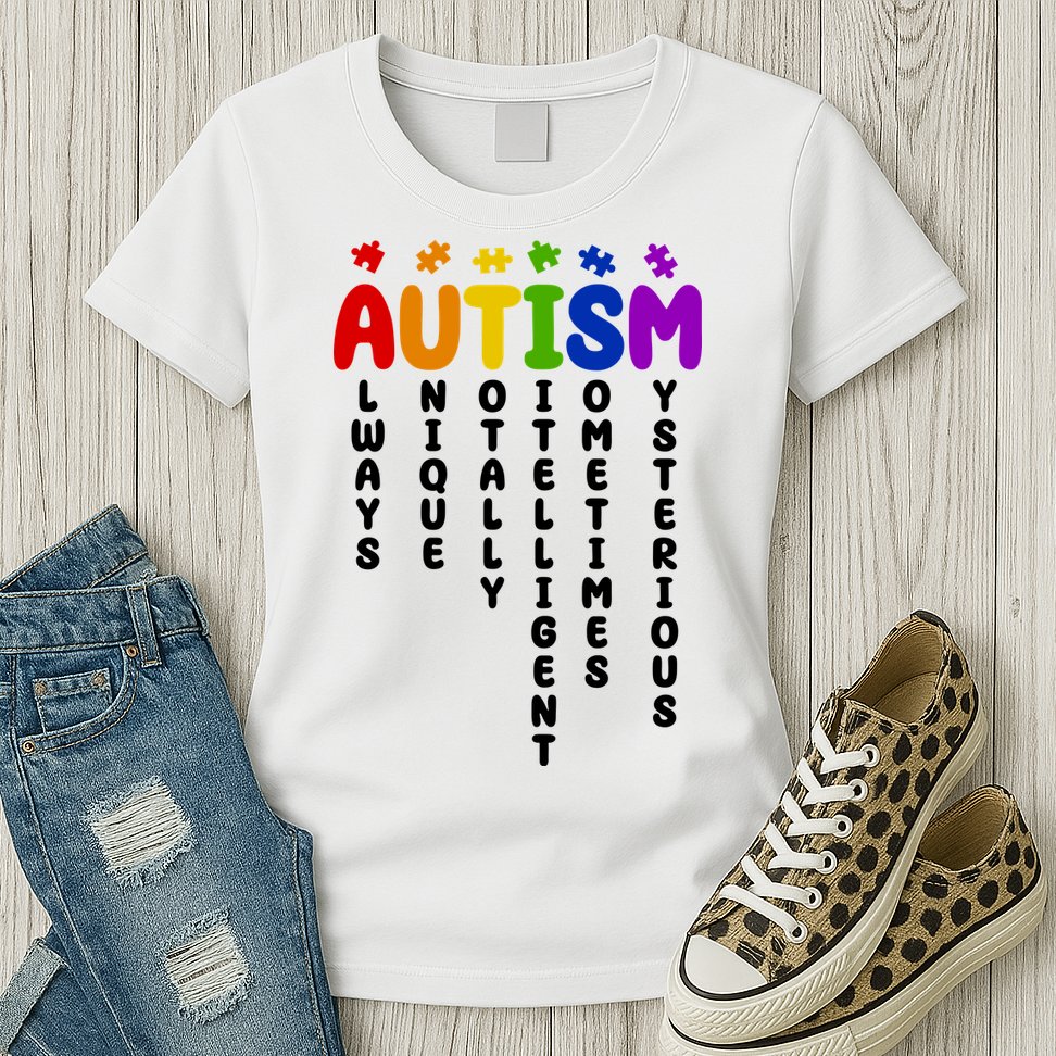 Always Unique Autism Definition Quote Womens T-Shirt