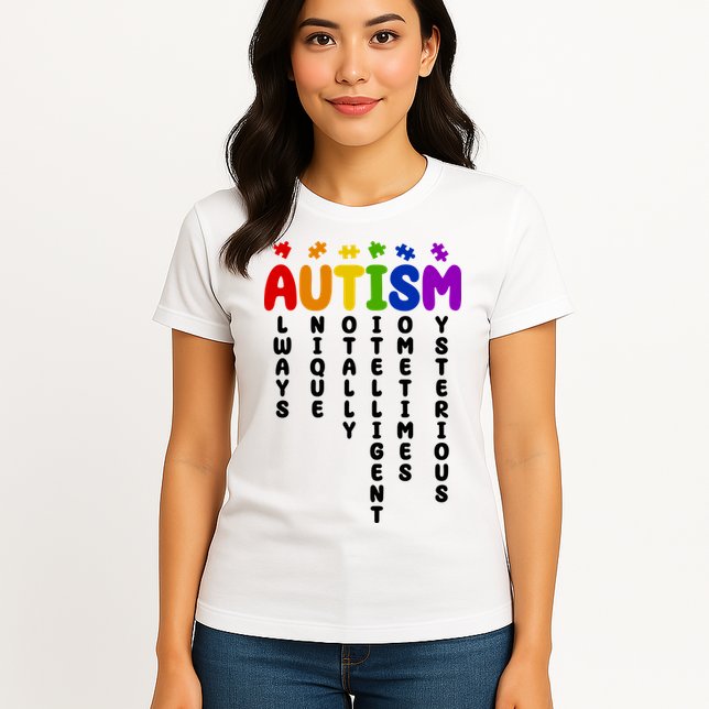 Always Unique Autism Definition Quote Womens T-Shirt