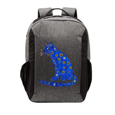 Ugly Blue Cat Vector Backpack