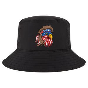 American Usa Bald Eagle Mullet Funny Patriotic 4th Of July Gift Cool Comfort Performance Bucket Hat